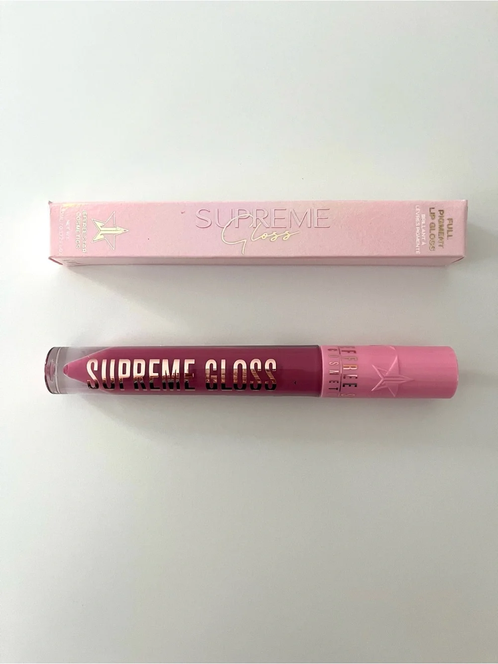 Jeffree Star SUPREME GLOSS, Please Forgive Me Pink NWT
